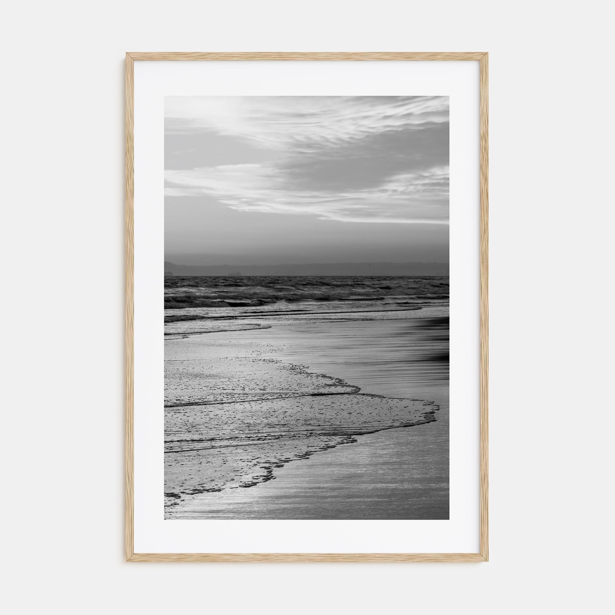 Beach Photo B&W No 2 Poster