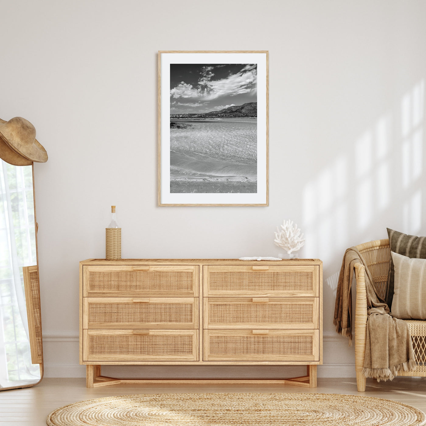 Beach Photo B&W No 4 Poster