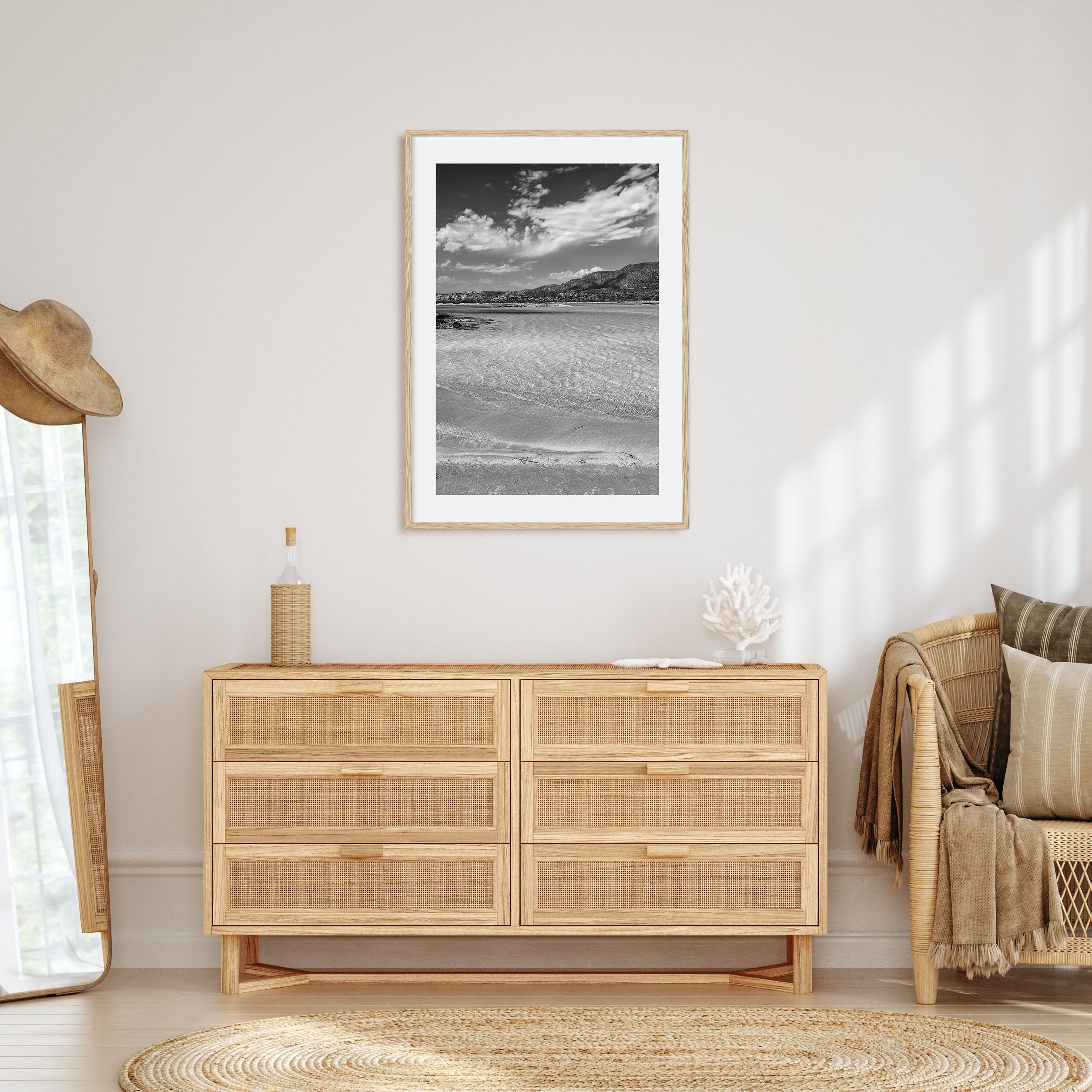 Beach Photo B&W No 4 Poster