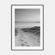 Beach Trail Photo B&W No 1 Poster