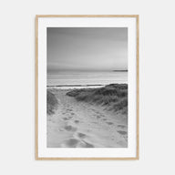 Beach Trail Photo B&W No 1 Poster