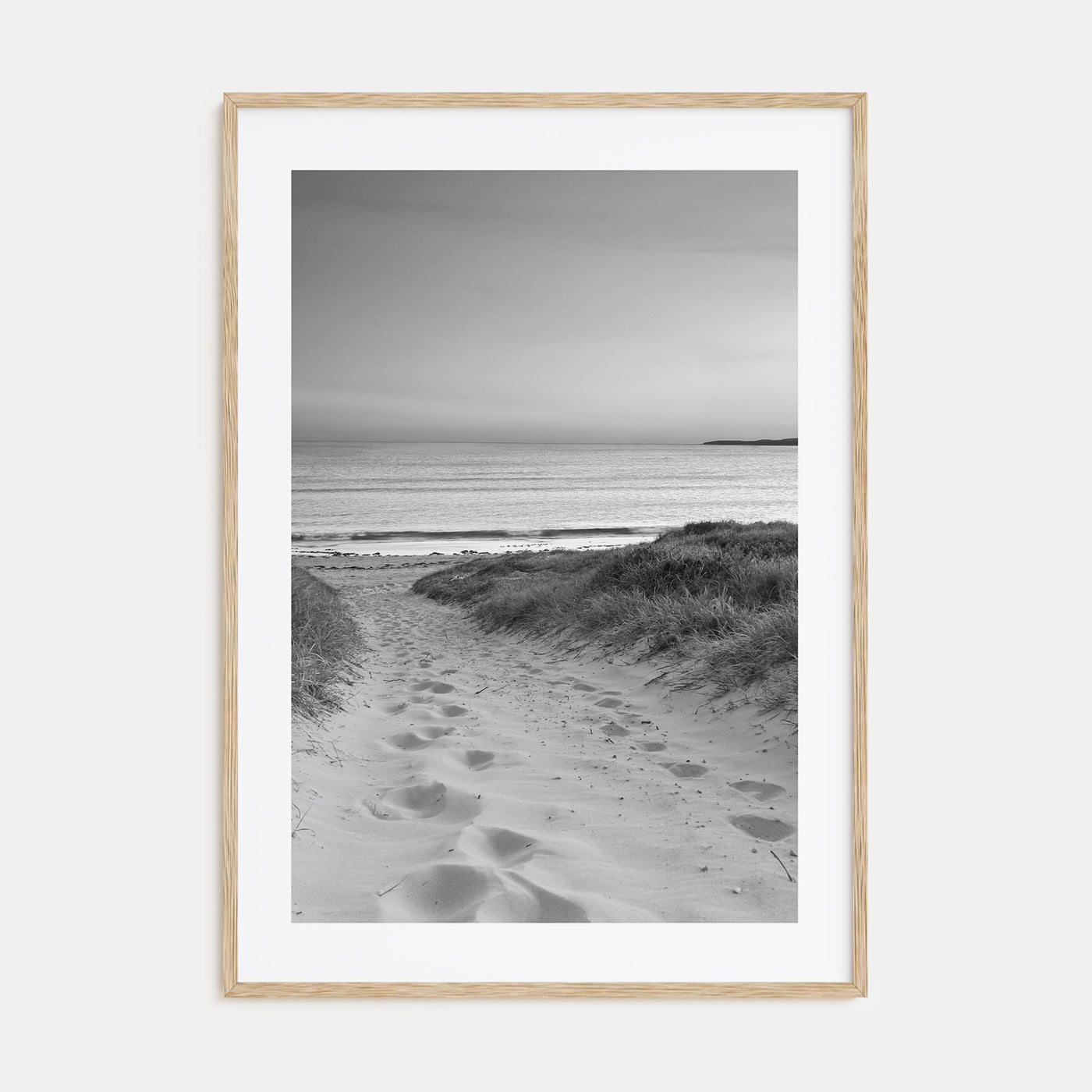 Beach Trail Photo B&W No 1 Poster