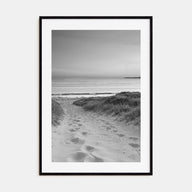 Beach Trail Photo B&W No 1 Poster