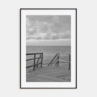 Beach Trail Photo B&W No 2 Poster