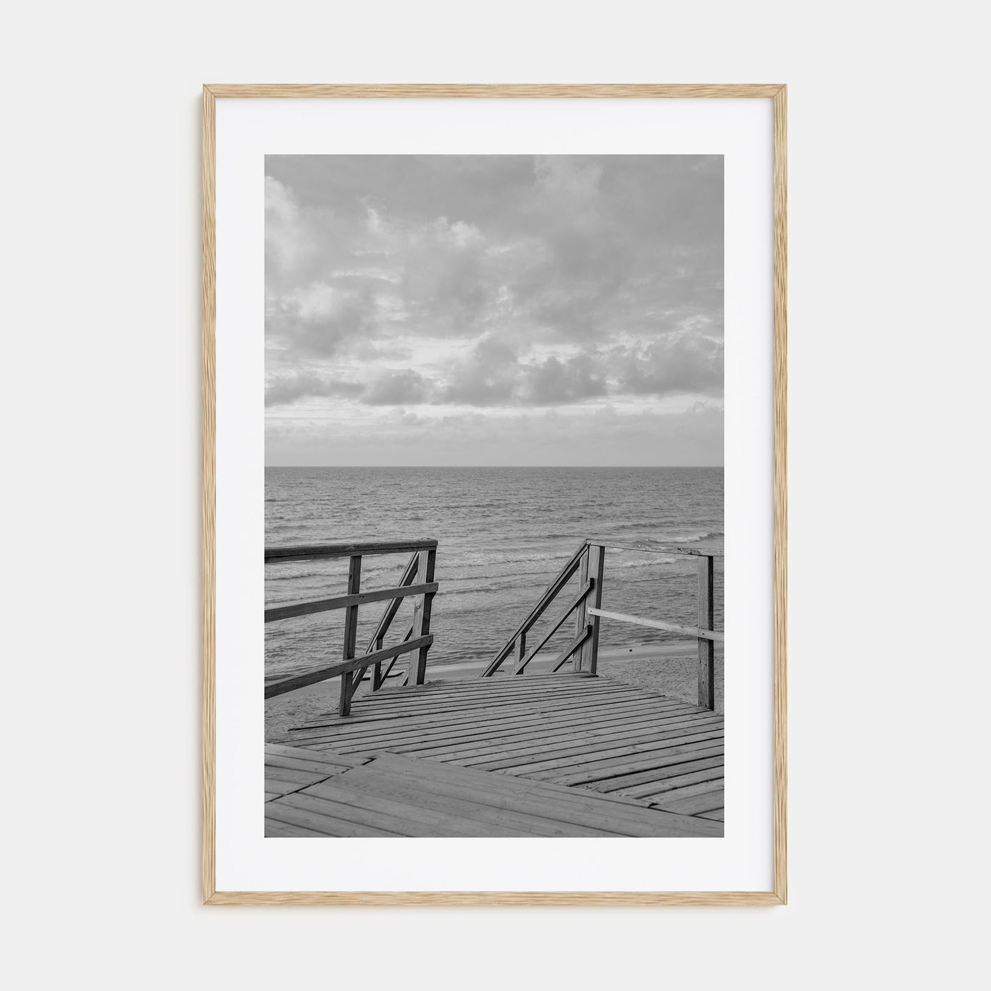 Beach Trail Photo B&W No 2 Poster