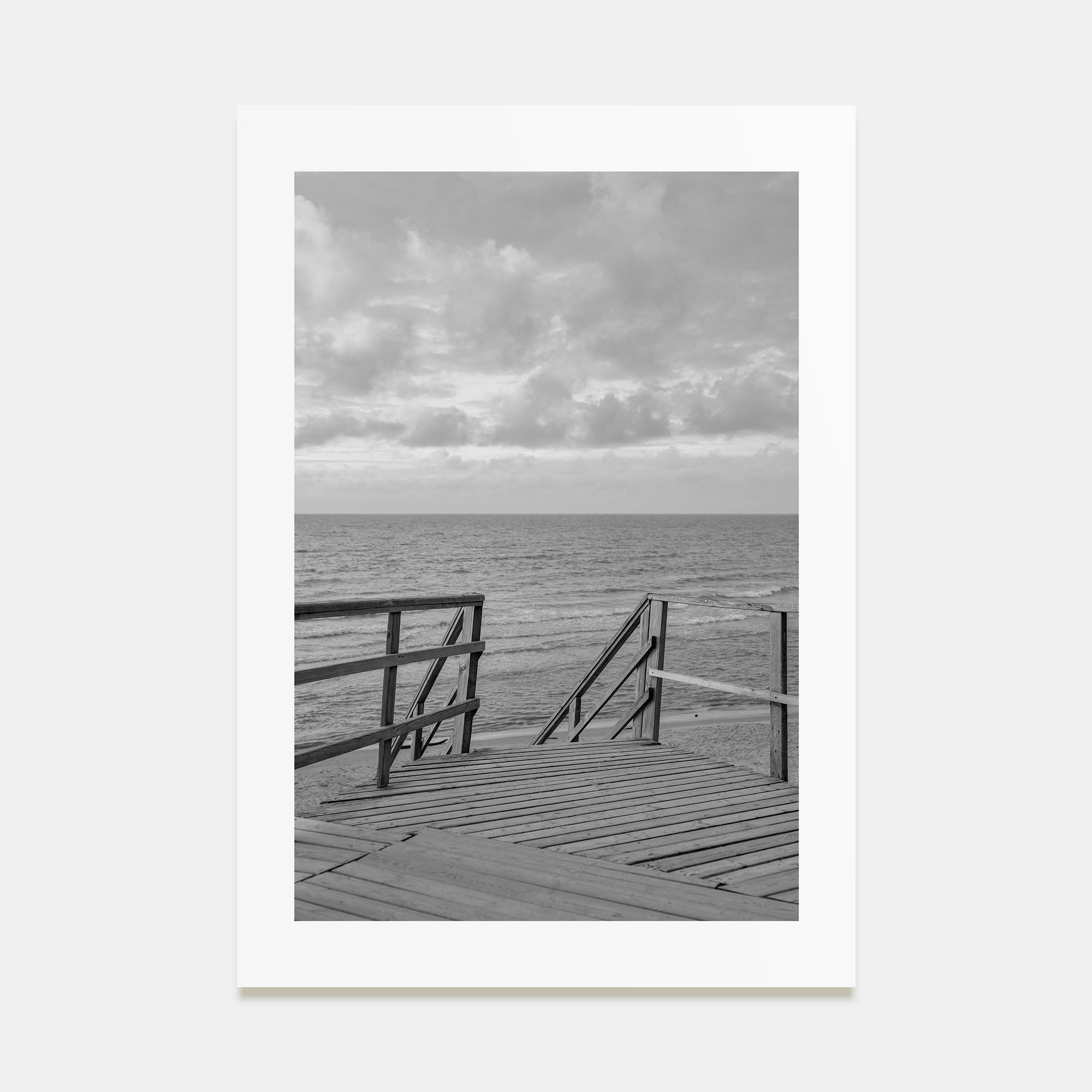 Beach Trail Photo B&W No 2 Poster