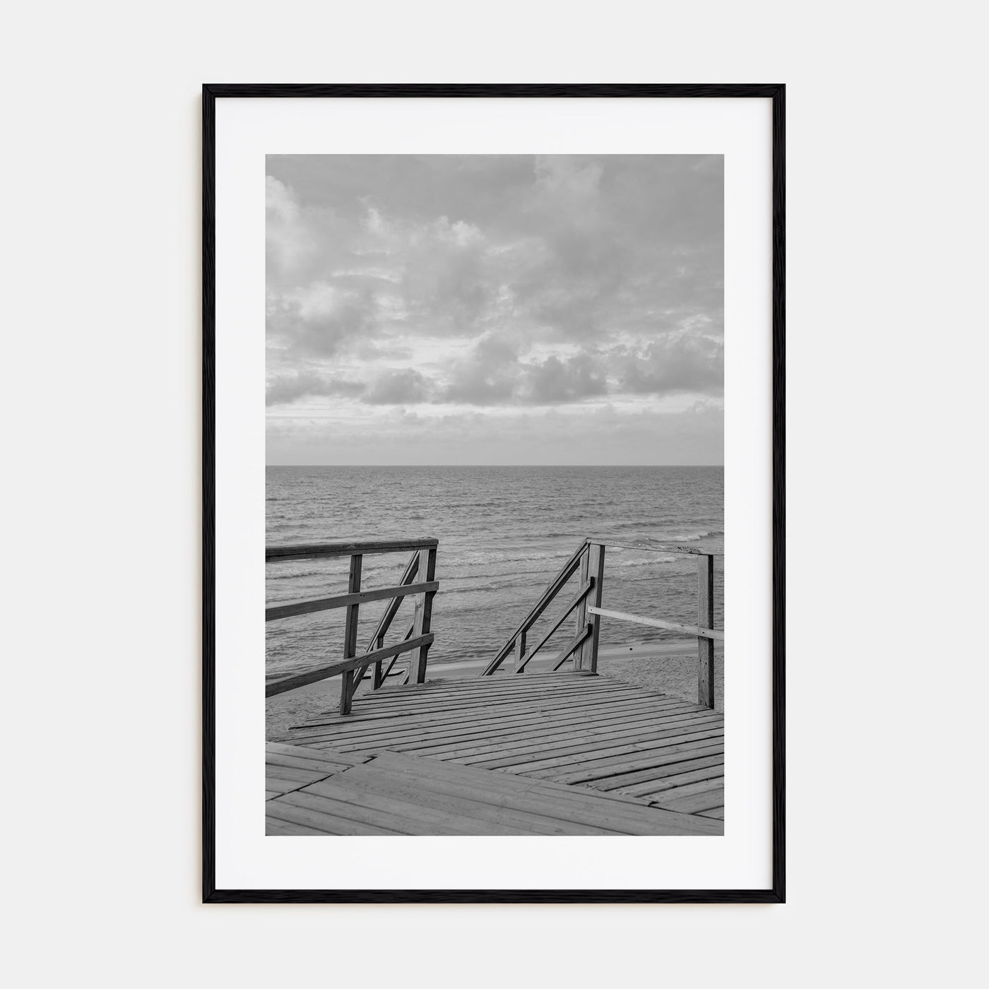 Beach Trail Photo B&W No 2 Poster