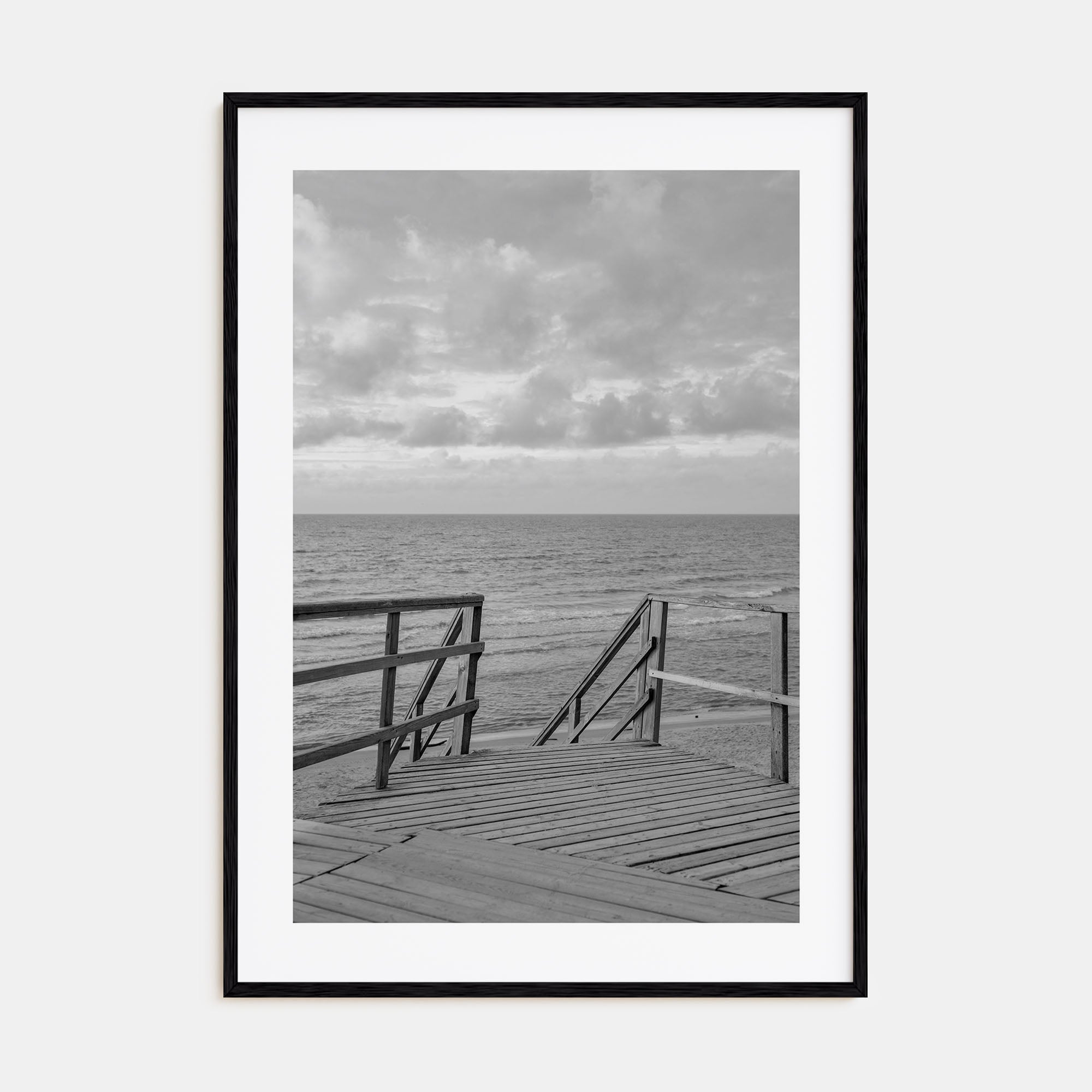 Beach Trail Photo B&W No 2 Poster