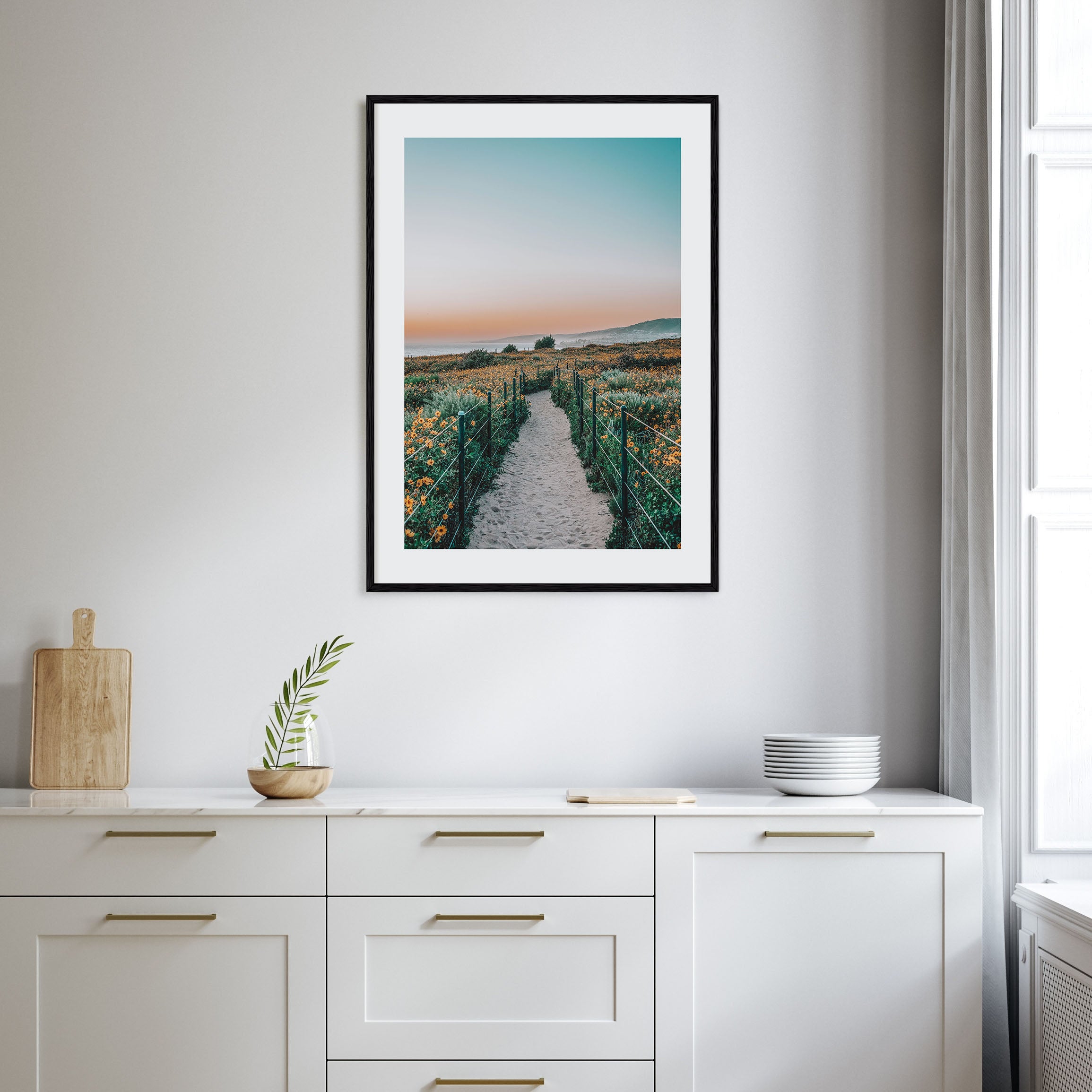Beach Trail Photo Color No 2 Poster
