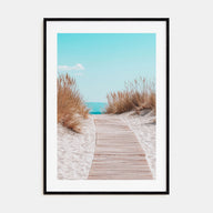 Beach Trail Photo Color No 4 Poster