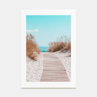 Beach Trail Photo Color No 4 Poster