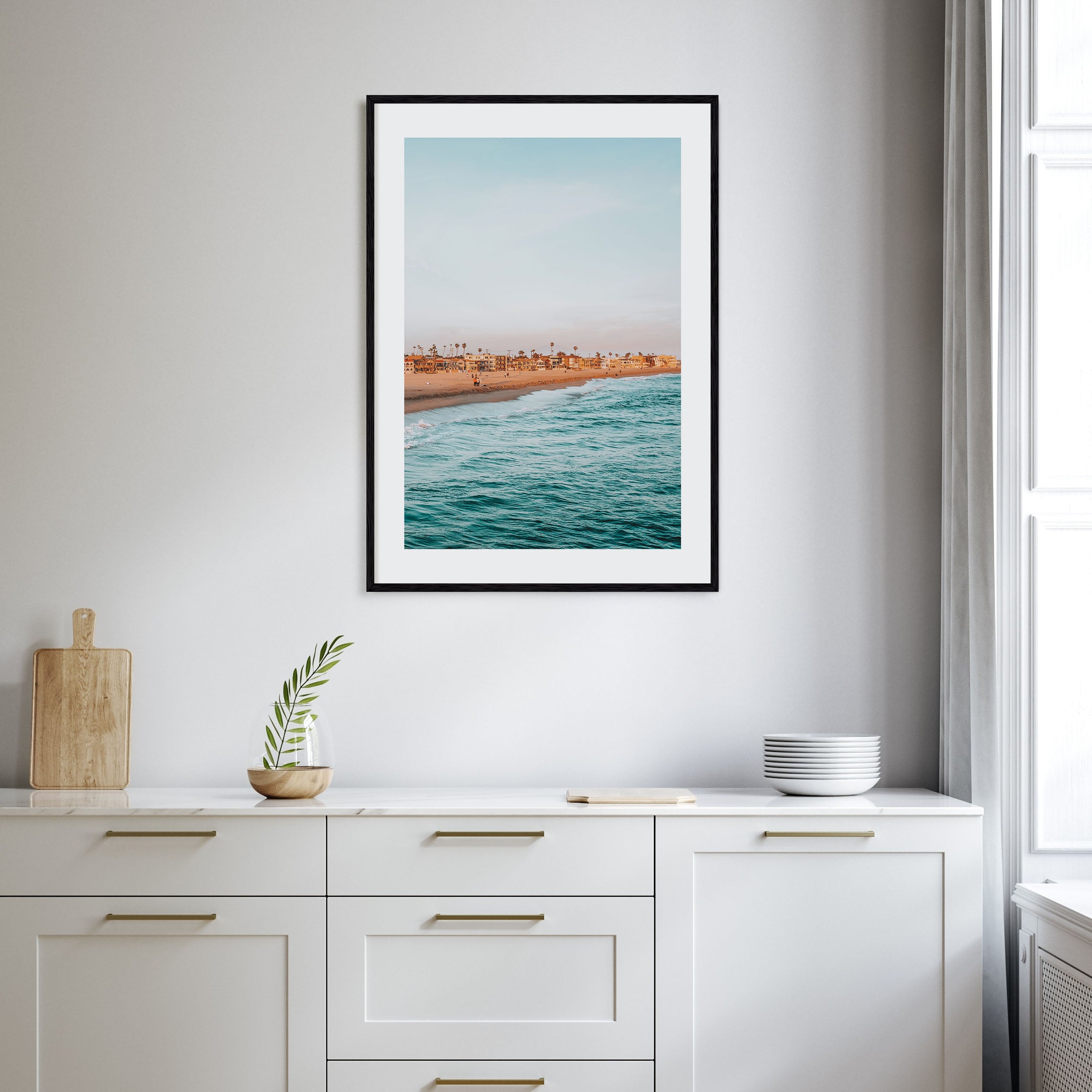 Beach View Photo Color Poster