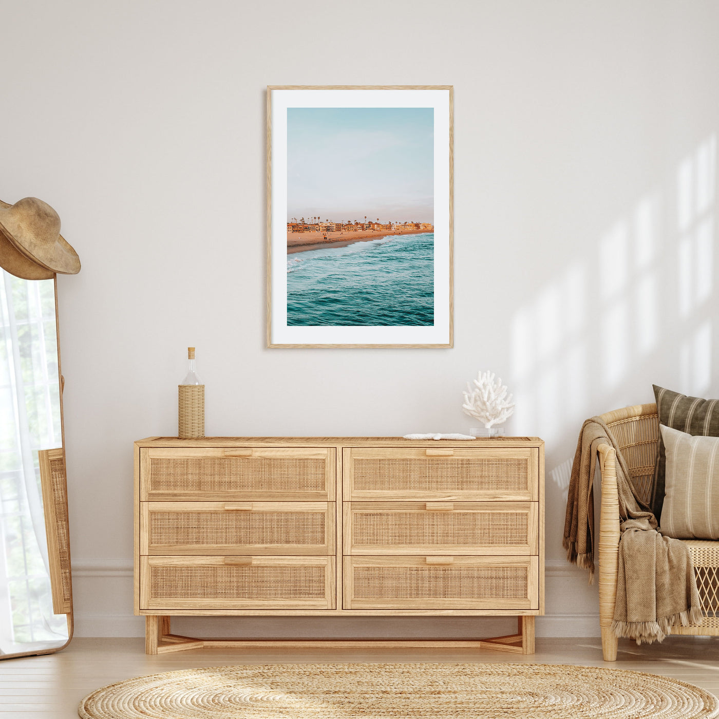 Beach View Photo Color Poster