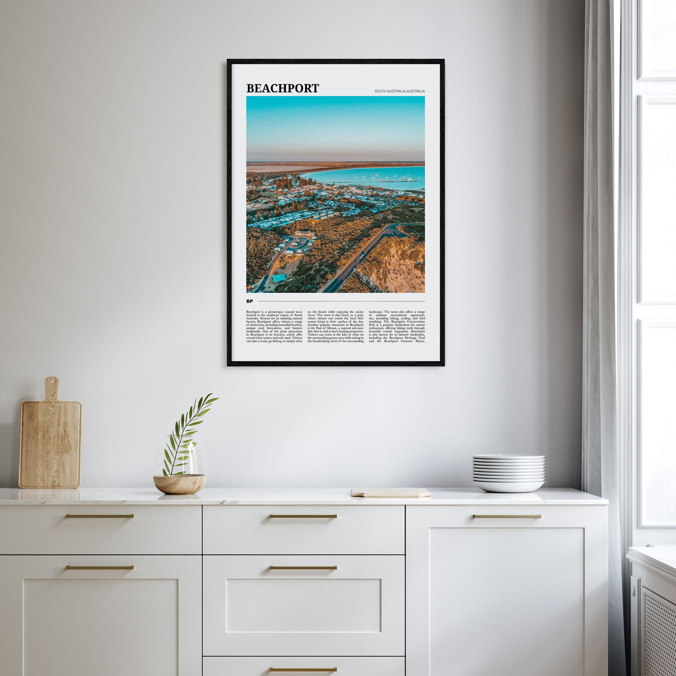 Beachport Travel Color Poster