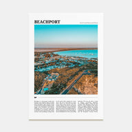 Beachport Travel Color Poster
