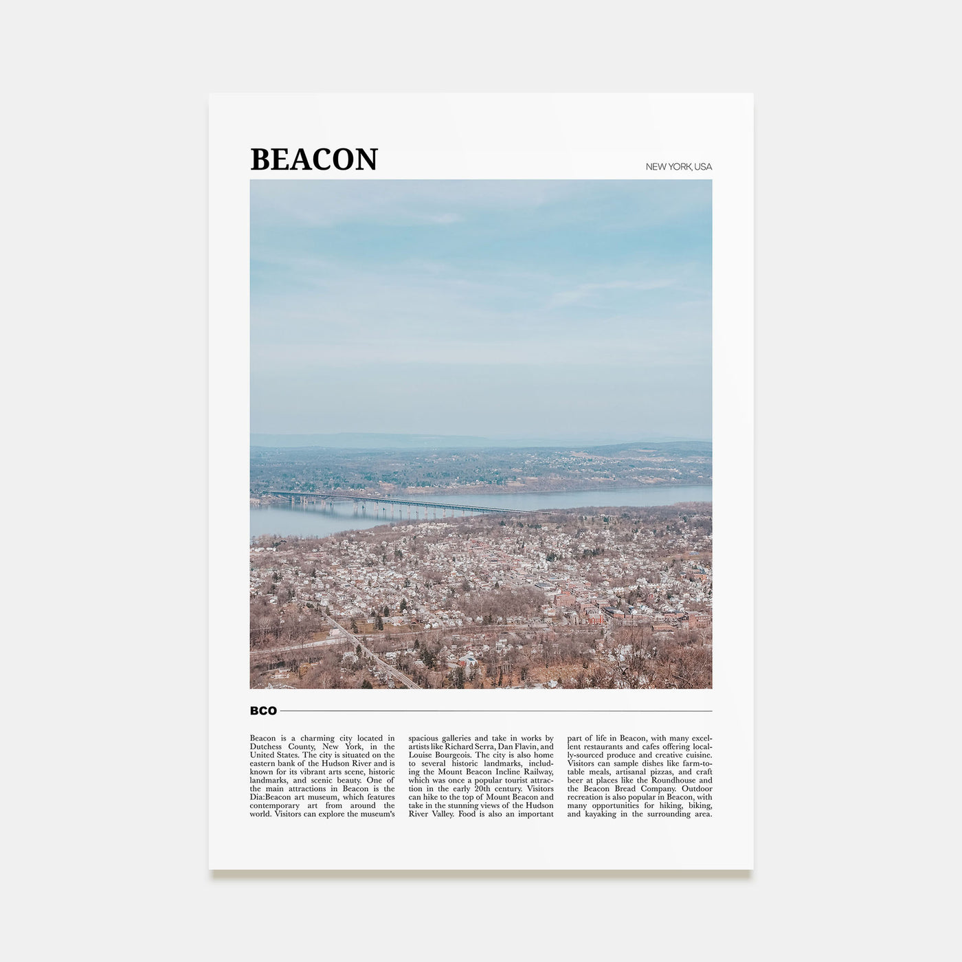 Beacon Travel Color Poster