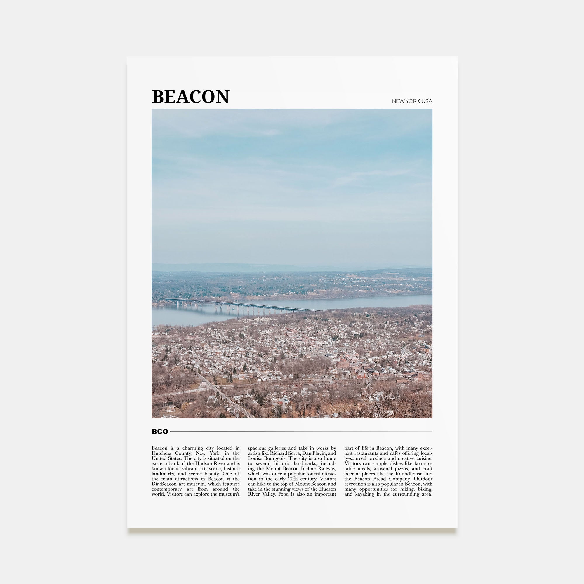 Beacon Travel Color Poster