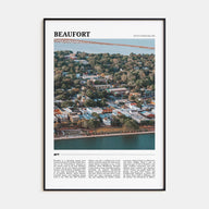 Beaufort, South Carolina Travel Color Poster