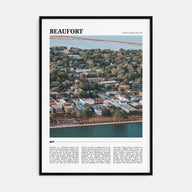 Beaufort, South Carolina Travel Color Poster