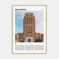 Beaumont, Texas Travel Color Poster