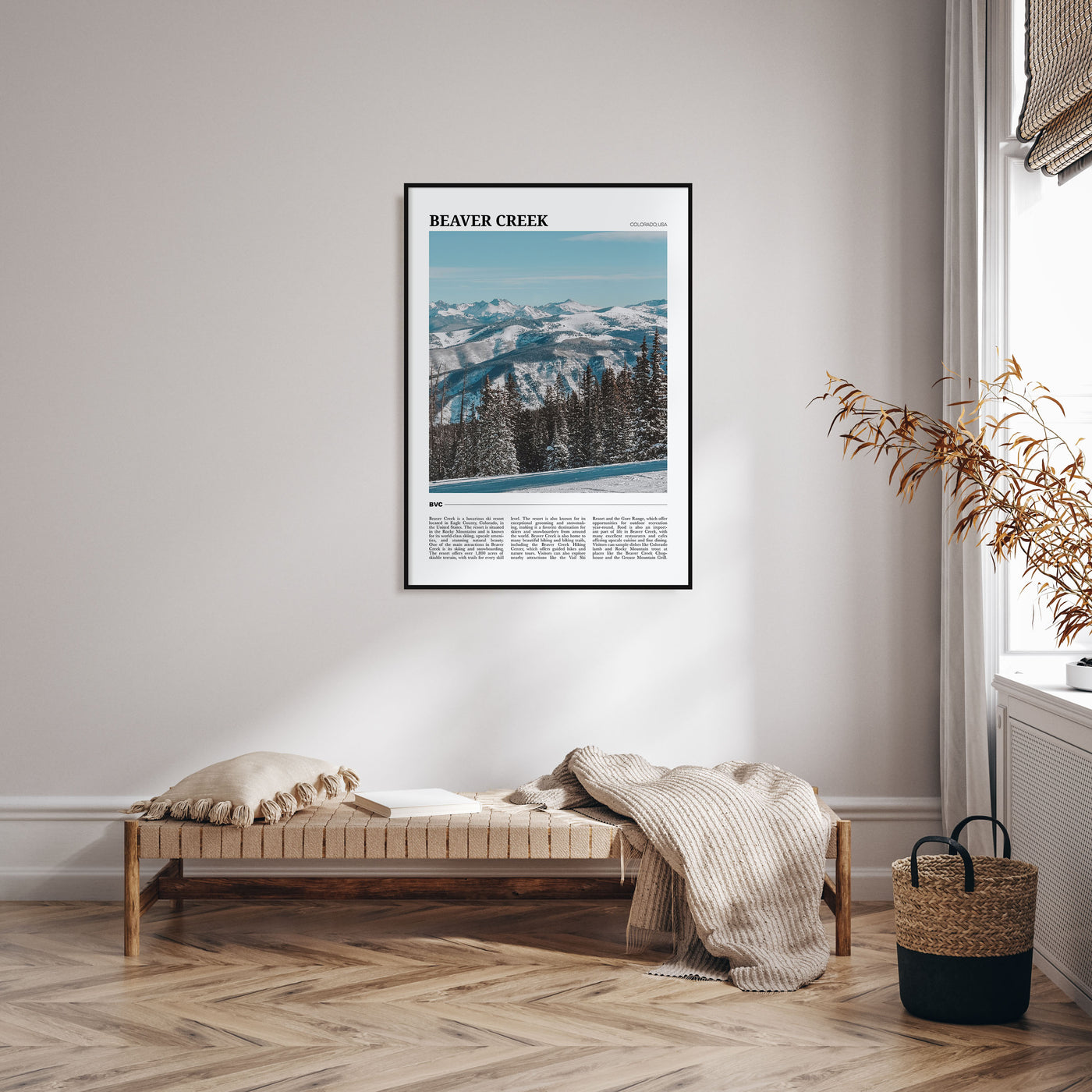 Beaver Creek Travel Color Poster