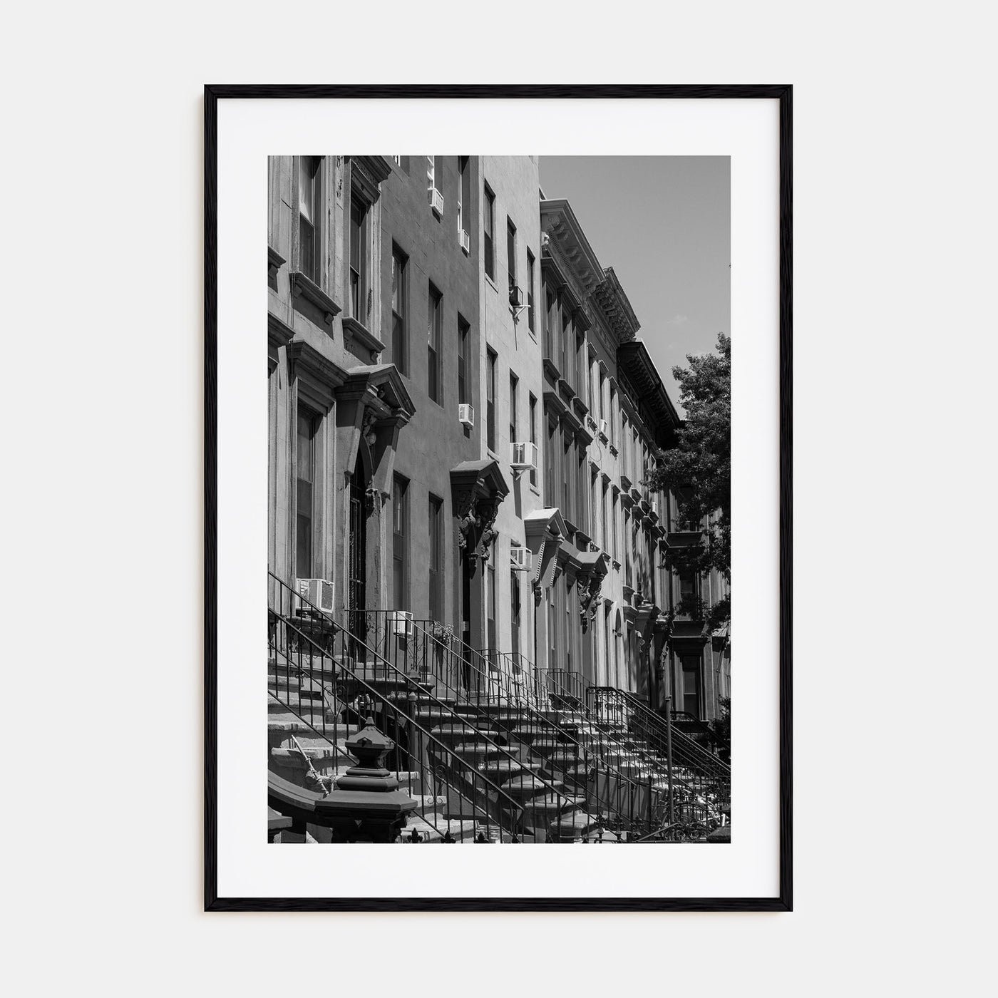Bedford-Stuyvesant Photo B&W Poster