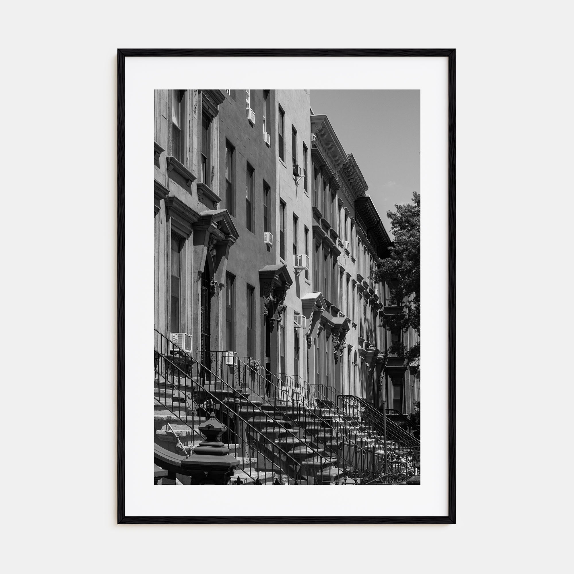 Bedford-Stuyvesant Photo B&W Poster