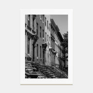 Bedford-Stuyvesant Photo B&W Poster