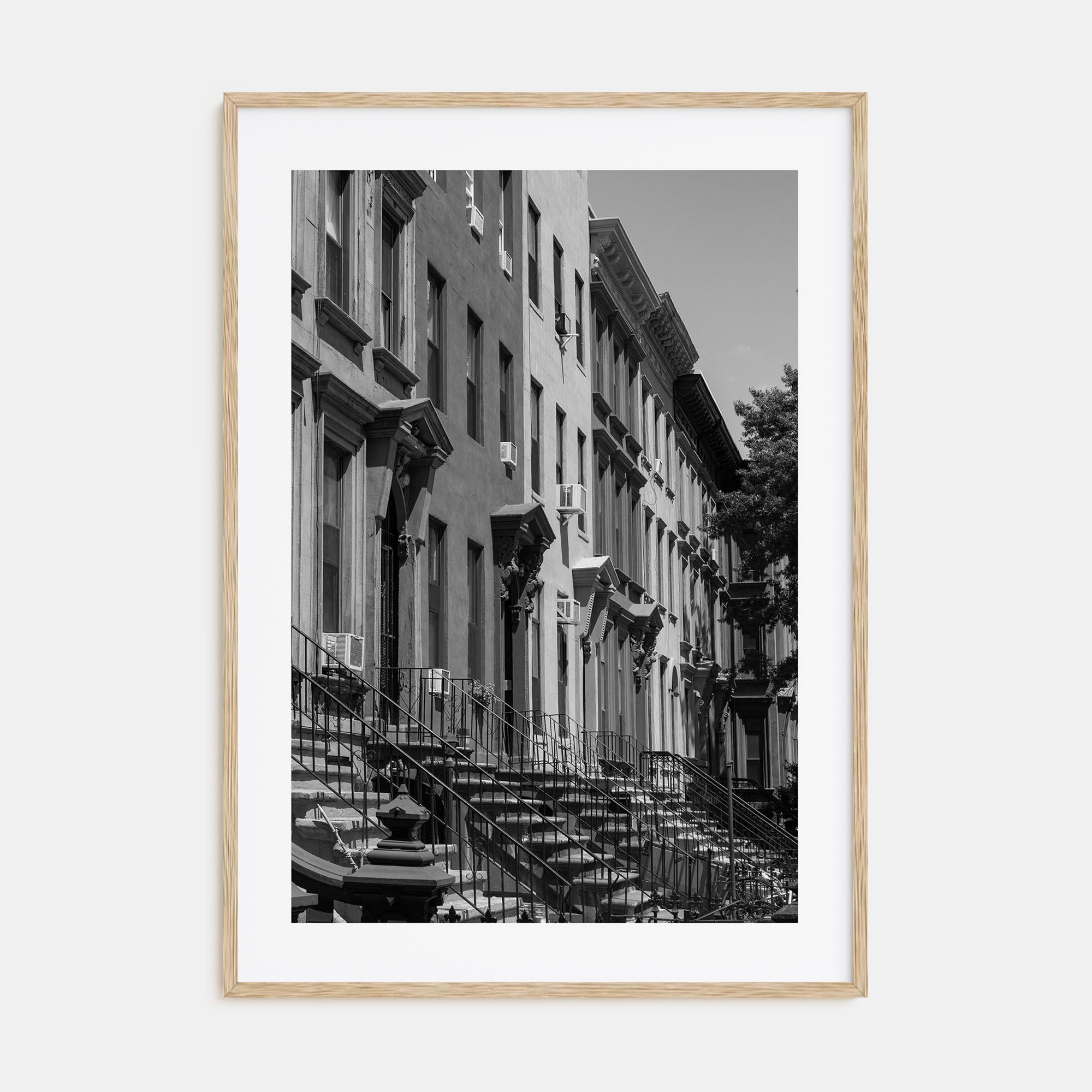 Bedford-Stuyvesant Photo B&W Poster