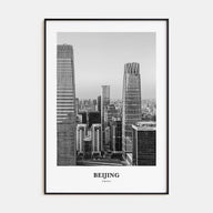 Beijing Portrait B&W No 1 Poster