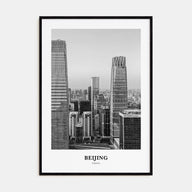 Beijing Portrait B&W No 1 Poster