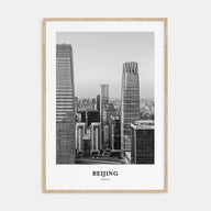 Beijing Portrait B&W No 1 Poster