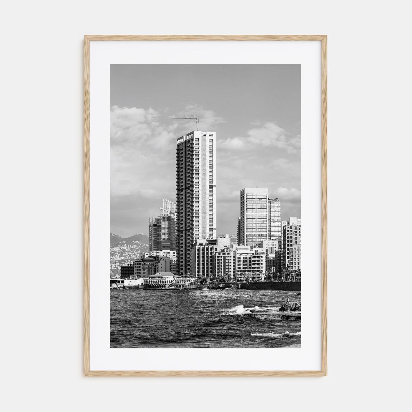 Beirut Photo B&W Poster