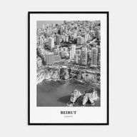 Beirut Portrait B&W No 2 Poster