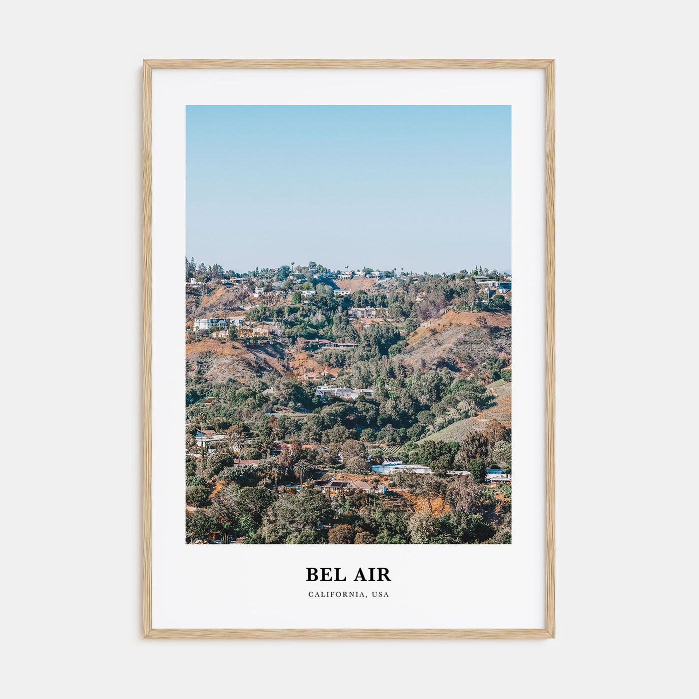 Bel Air Portrait Color Poster
