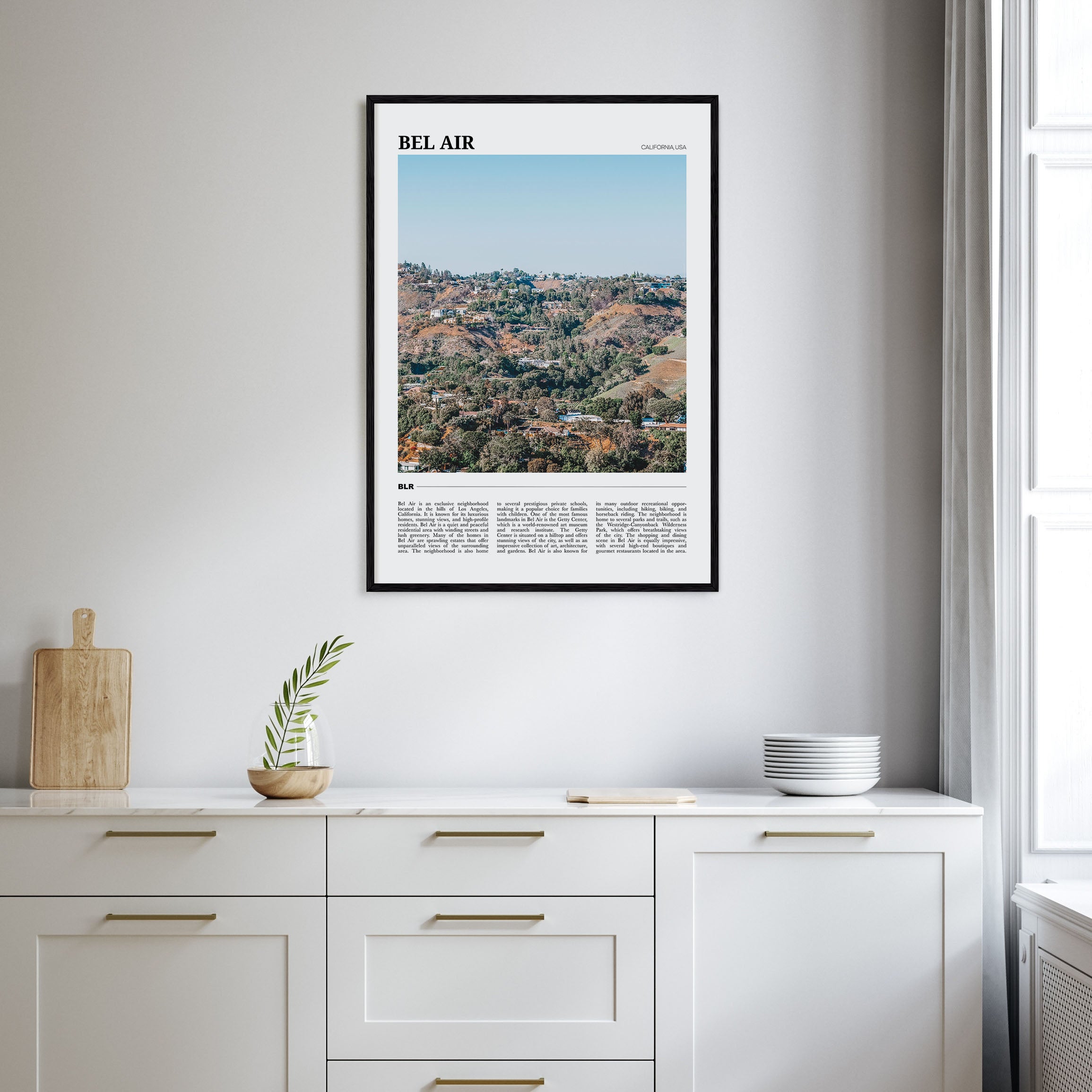 Bel Air Travel Color Poster