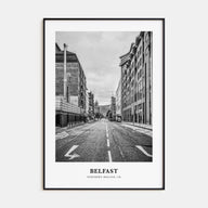 Belfast Portrait B&W Poster