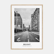 Belfast Portrait B&W Poster