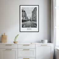 Belfast Portrait B&W Poster