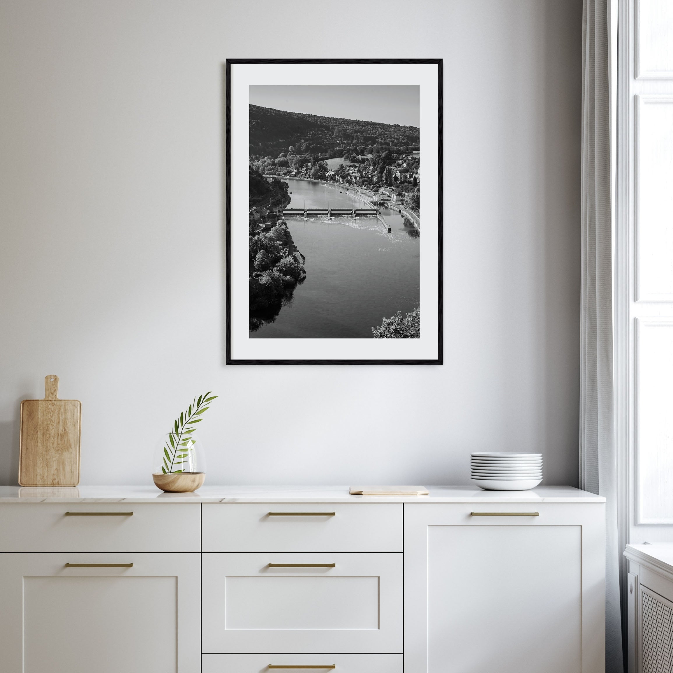 Belgium Photo B&W Poster