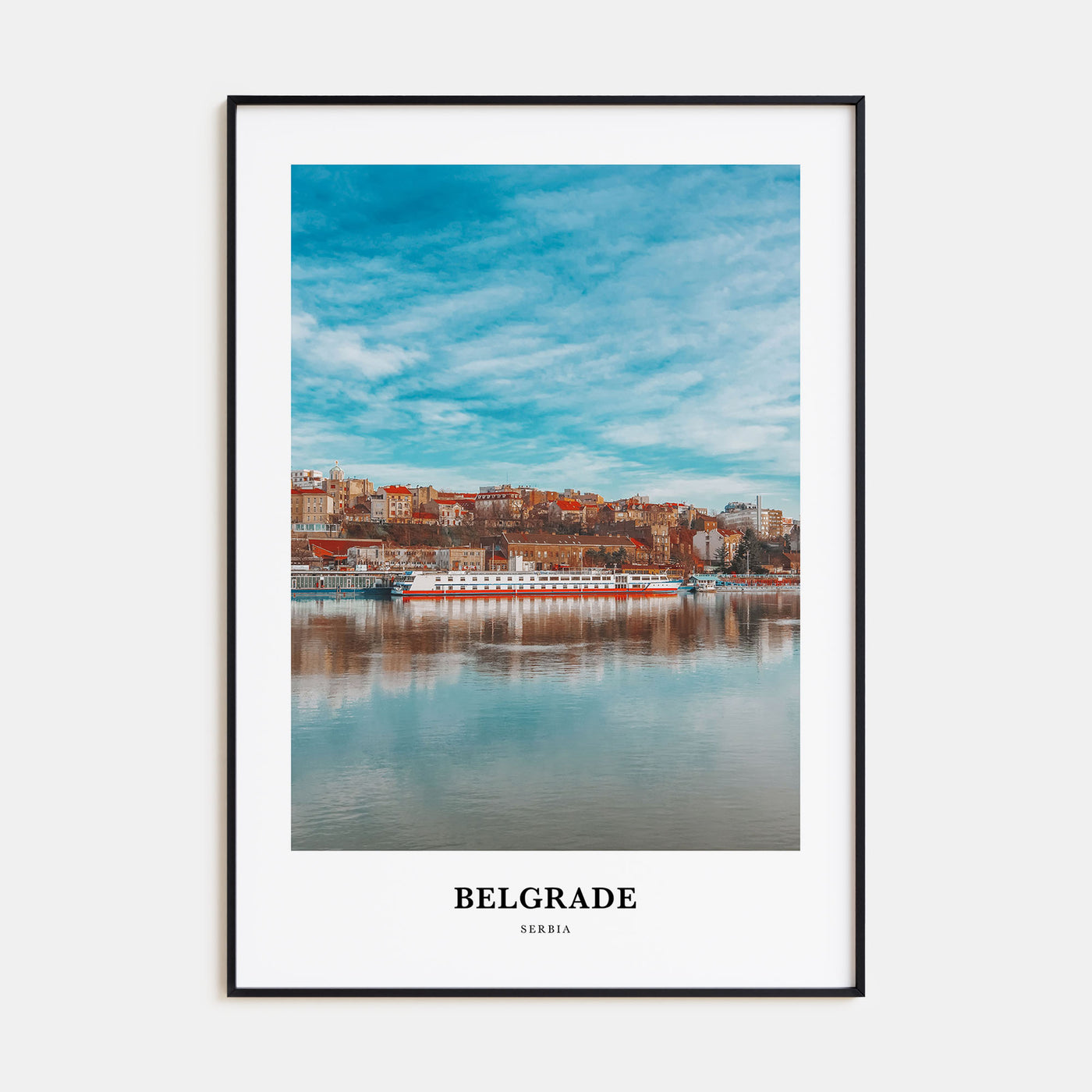 Belgrade Portrait Color Poster