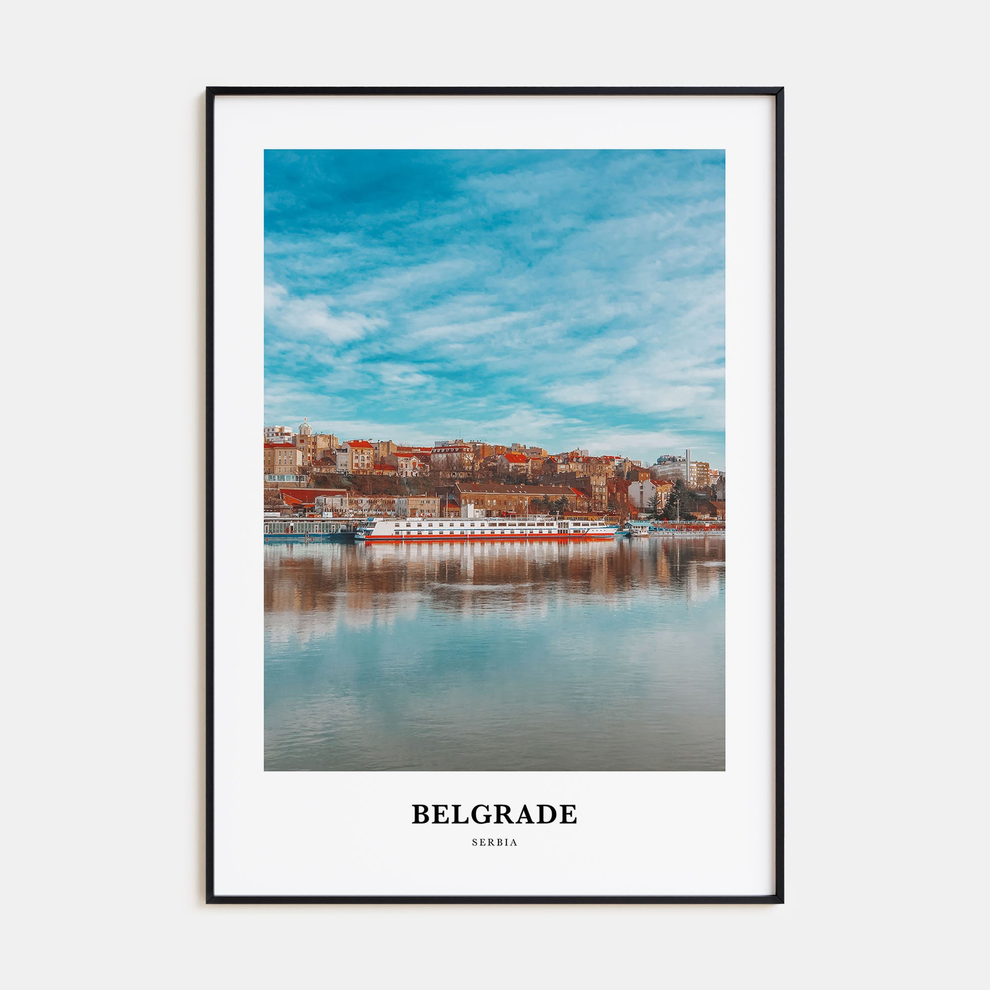 Belgrade Portrait Color Poster