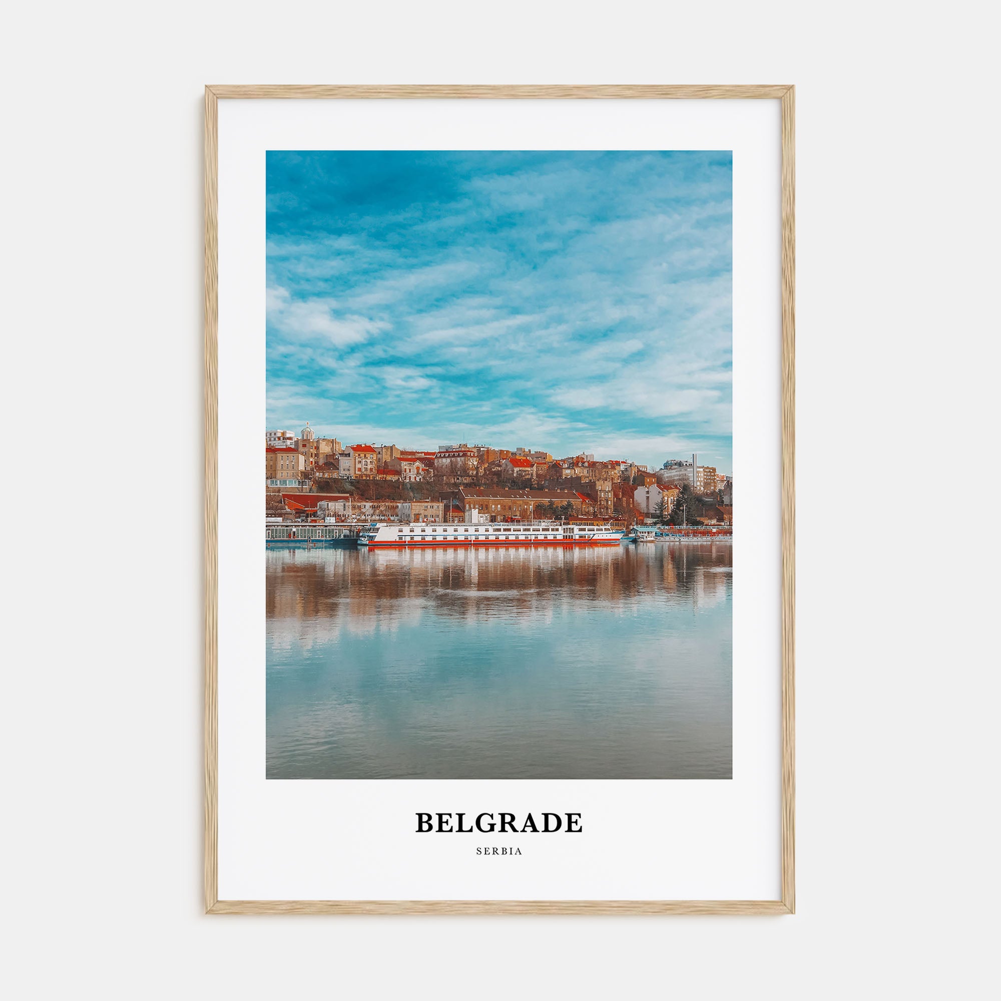 Belgrade Portrait Color Poster