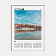 Belgrade Travel Color Poster