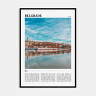 Belgrade Travel Color Poster