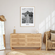 Belize Portrait B&W Poster