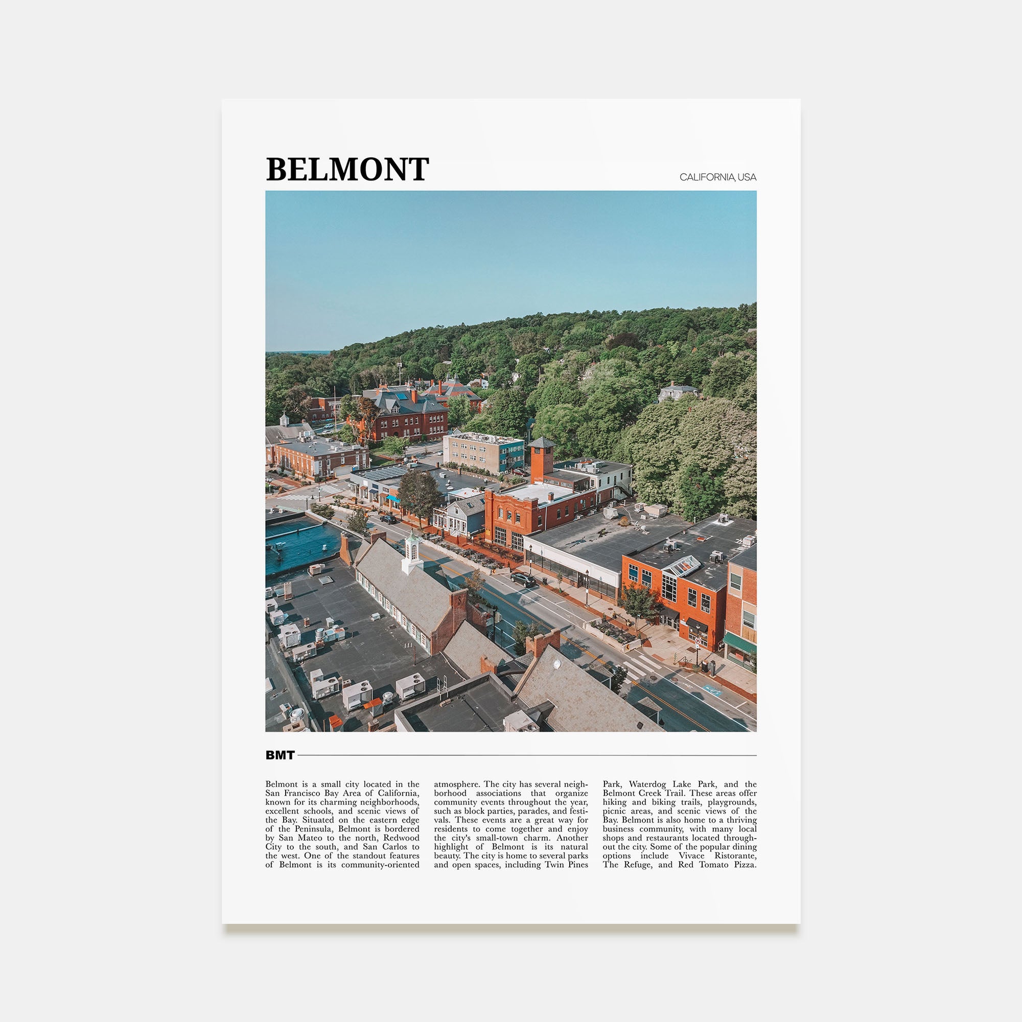Belmont Travel Color Poster