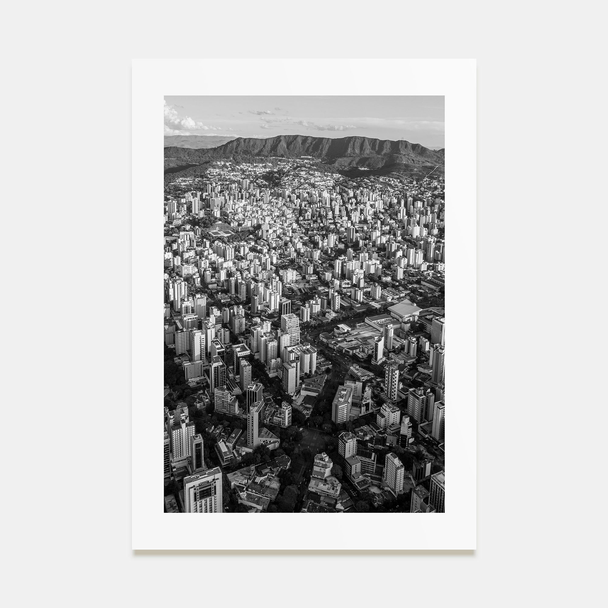 Belo Horizonte Photo B&W Poster