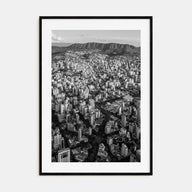 Belo Horizonte Photo B&W Poster