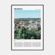 Bendigo Travel Color Poster